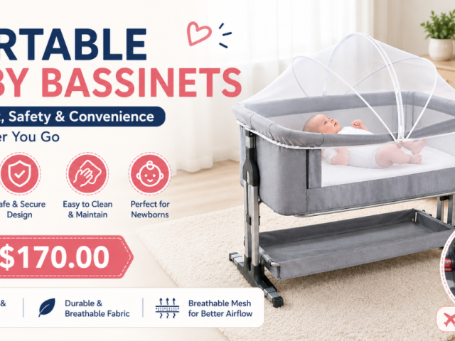 Portable Baby Bassinet NZ | Buy Online – NV Kids Store