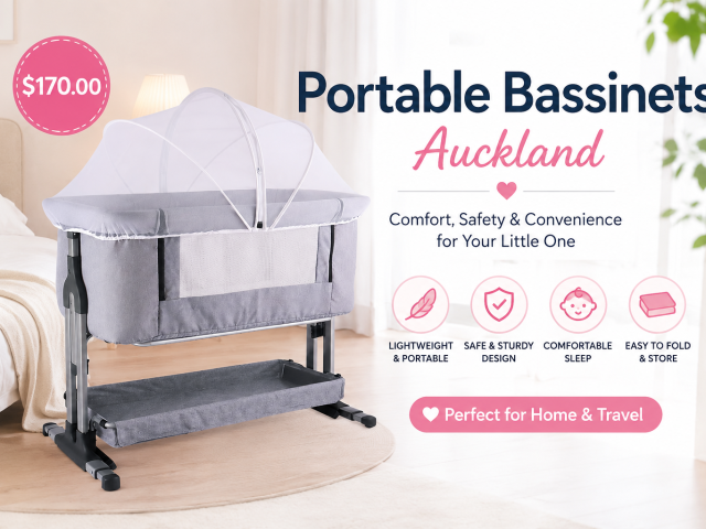 Portable Bassinets Auckland – Safe, Comfortable Sleep Wherever You Go